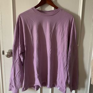 Long Sleeve Purple T Shirt